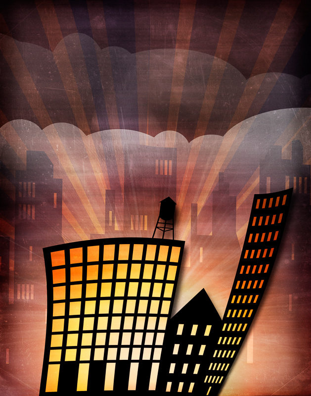 Urban Light Illustration